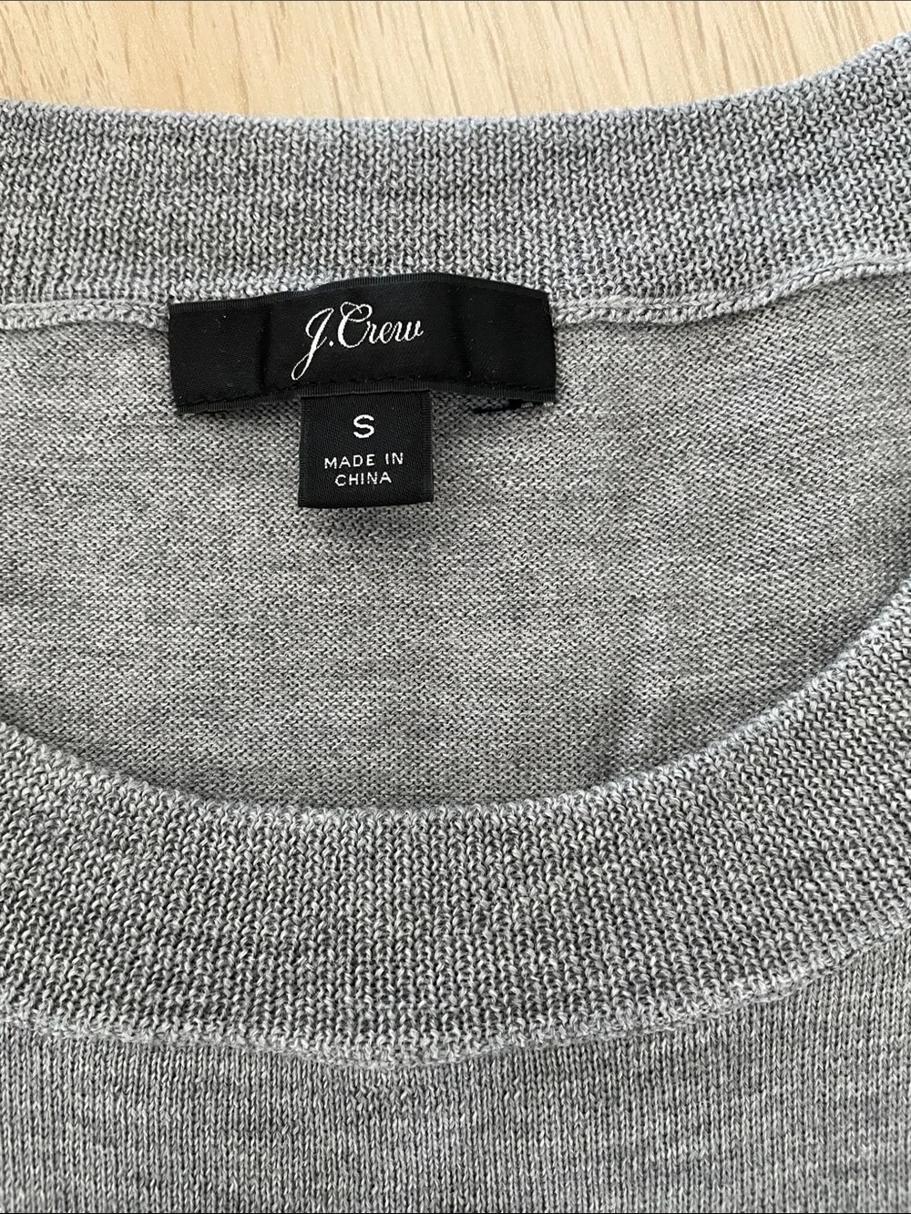 J. Crew Gray Crewneck Sweater